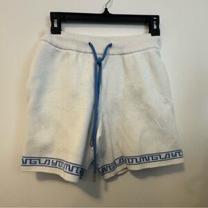 YoungLA White and Blue  Shorts small